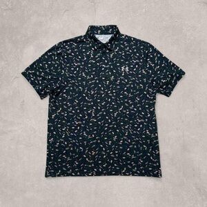 Under Armour Floral Golf Polo Short Sleeve Shirt